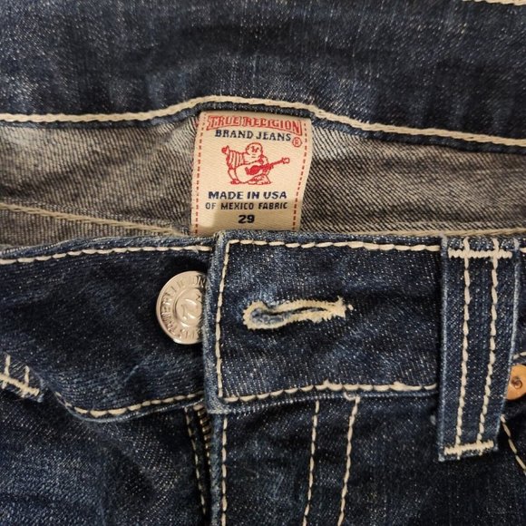 True Religion Becky Women Size 29x32.5 USA Jeans World Tour - Picture 6 of 9